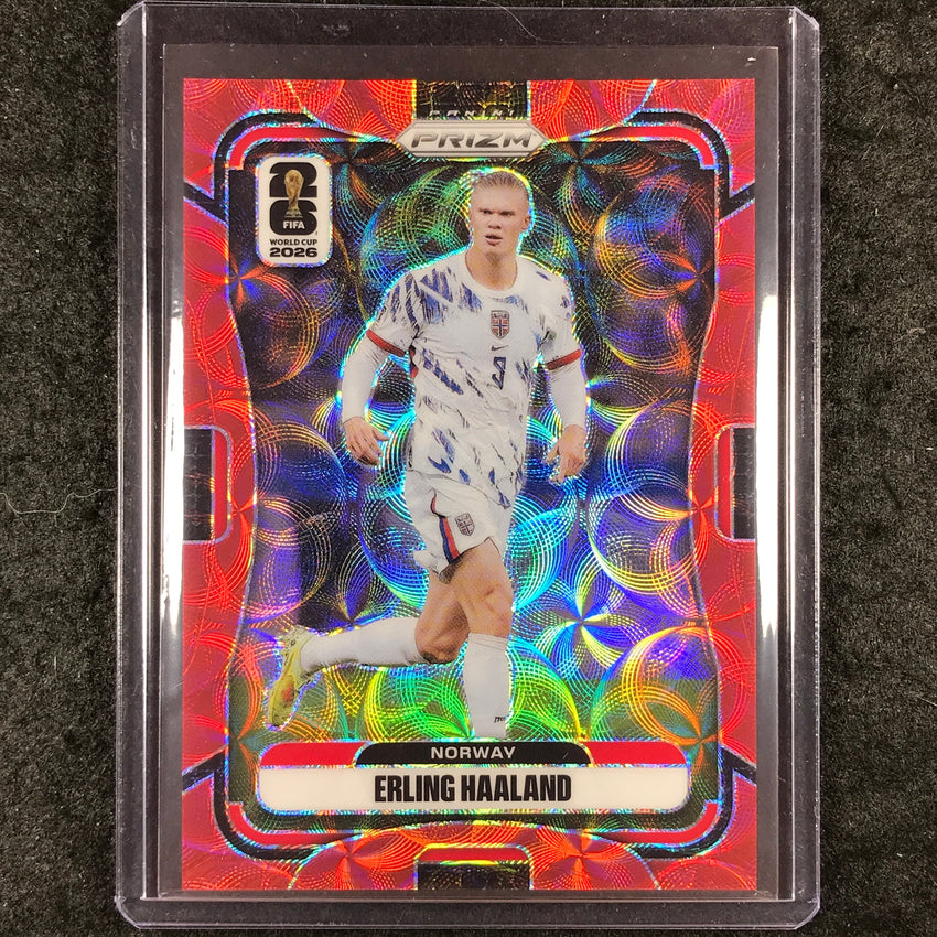 2026 Prizm FIFA World Cup ERLING HAALAND Choice Red /85 #333