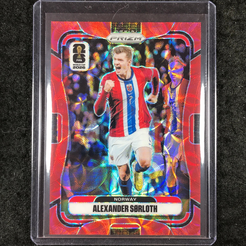 2026 Prizm FIFA World Cup ALEXANDER SORLOTH Choice Red /85 #334