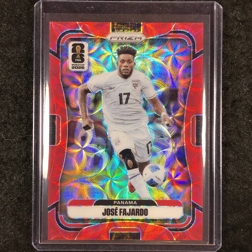 2026 Prizm FIFA World Cup JOSE FAJARDO Choice Red /85 #336