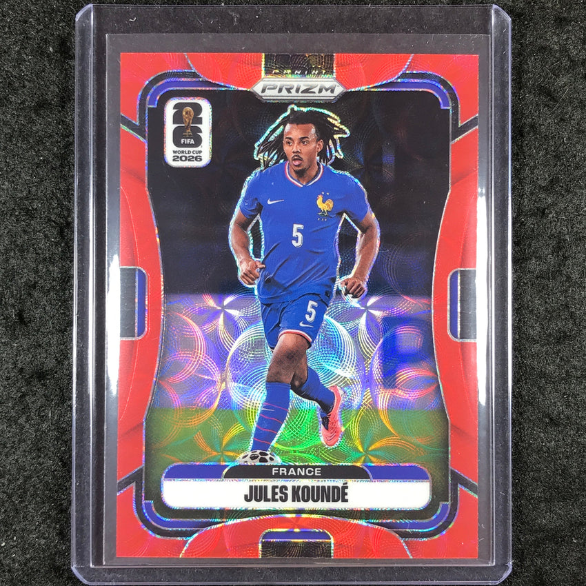 2026 Prizm FIFA World Cup JULES KOUNDE Choice Red /85 #41