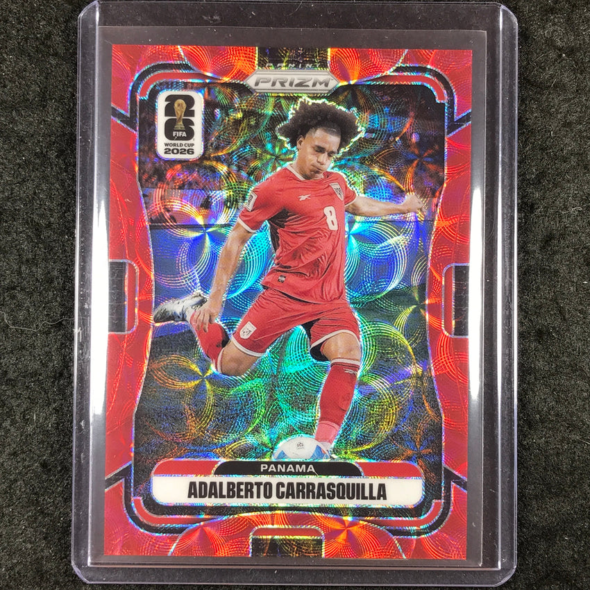 2026 Prizm FIFA World Cup ADALBERTO CARRASQUILLA Choice Red /85 #339