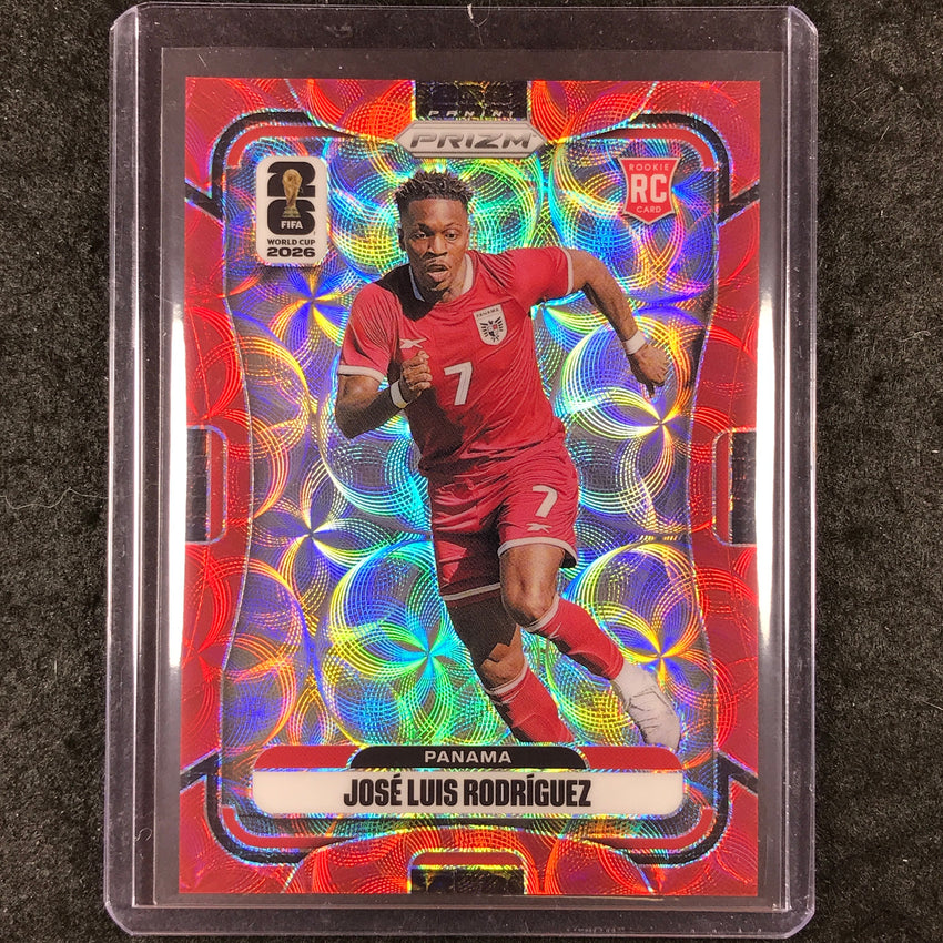 2026 Prizm FIFA World Cup JOSE LUIS RODRIGUEZ Rookie Choice Red /85 #340