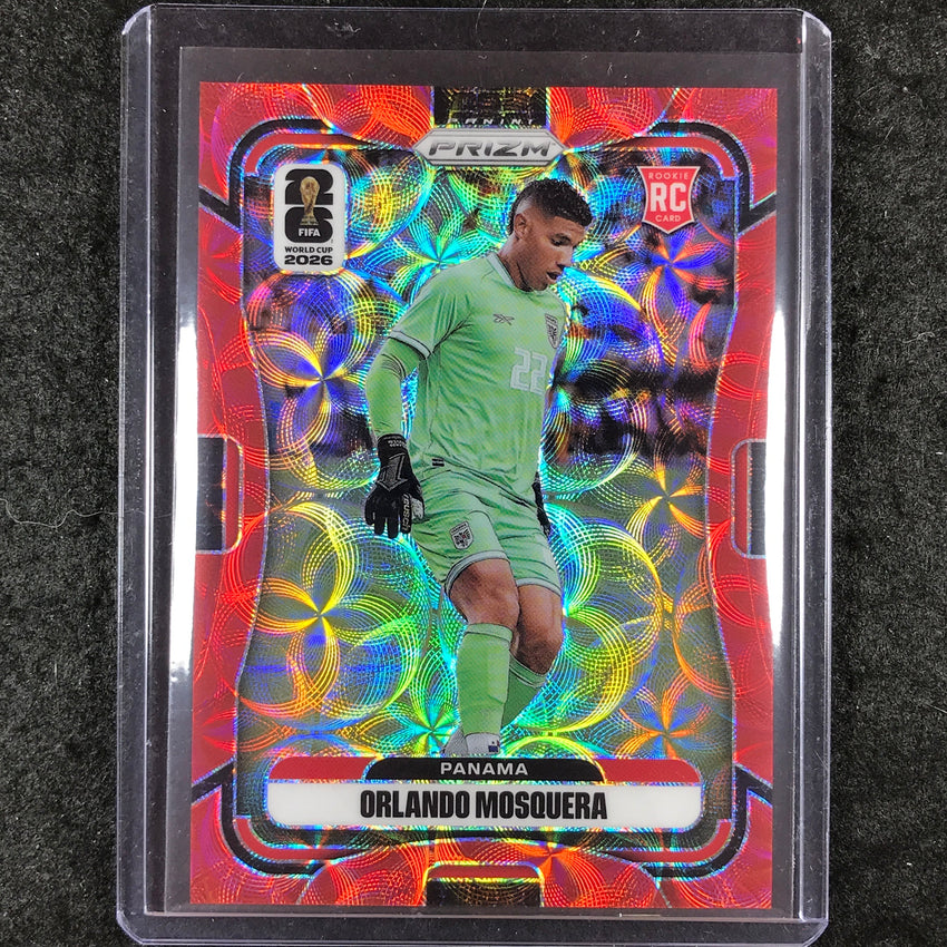 2026 Prizm FIFA World Cup ORLANDO MOSQUERA Rookie Choice Red /85 #342
