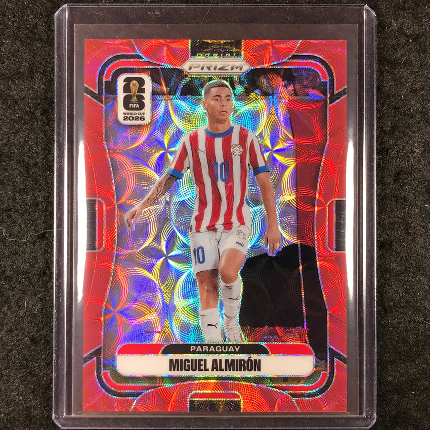 2026 Prizm FIFA World Cup MIGUEL ALMIRON Choice Red /85 #345