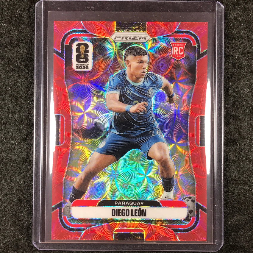 2026 Prizm FIFA World Cup DIEGO LEON Rookie Choice Red /85 #351
