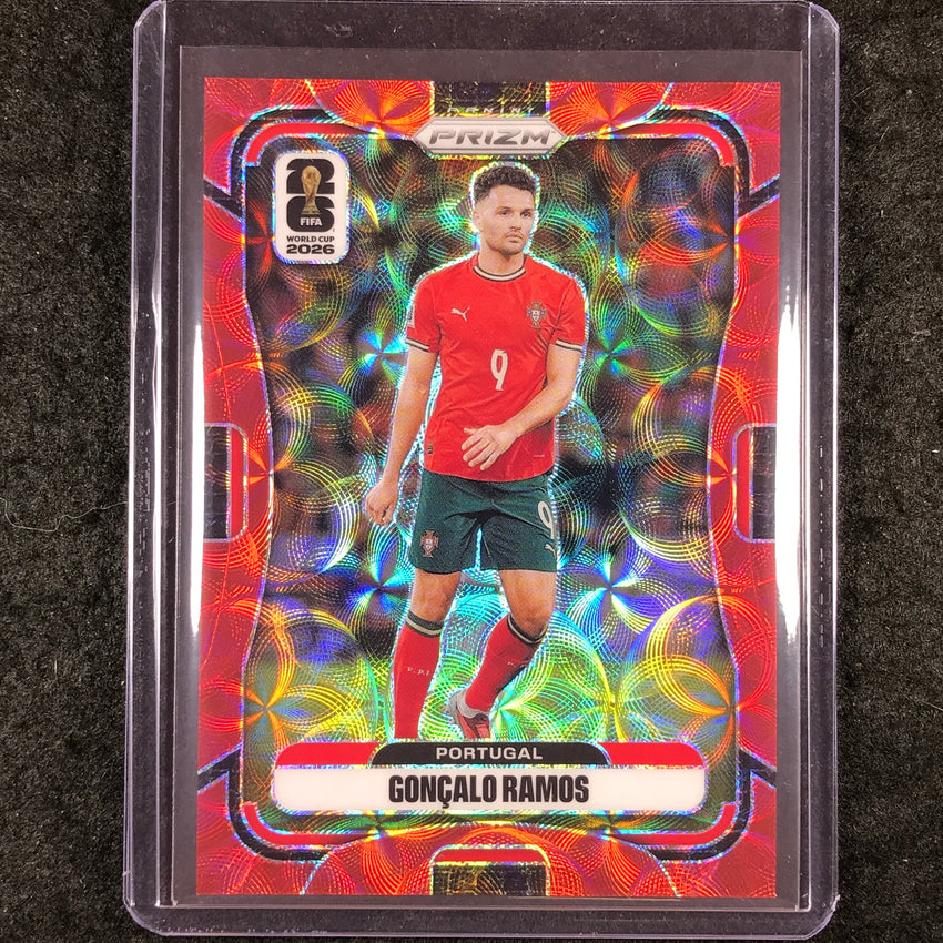 2026 Prizm FIFA World Cup GONCALO RAMOS Choice Red /85 #355