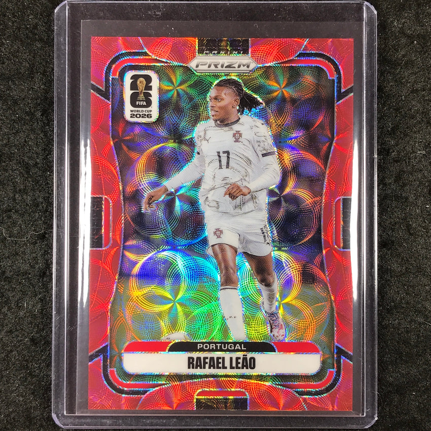 2026 Prizm FIFA World Cup RAFAEL LEAO Choice Red /85 #357