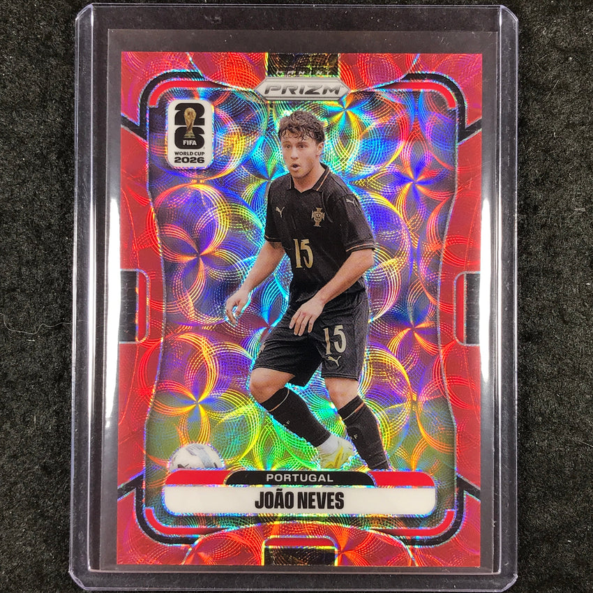 2026 Prizm FIFA World Cup JOAO NEVES Choice Red /85 #359