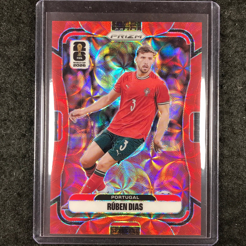 2026 Prizm FIFA World Cup RUBEN DIAS Choice Red /85 #360