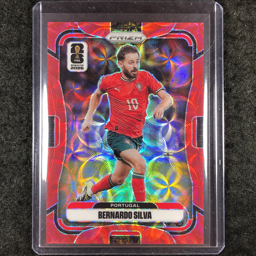 2026 Prizm FIFA World Cup BERNARDO SILVA Choice Red /85 #362