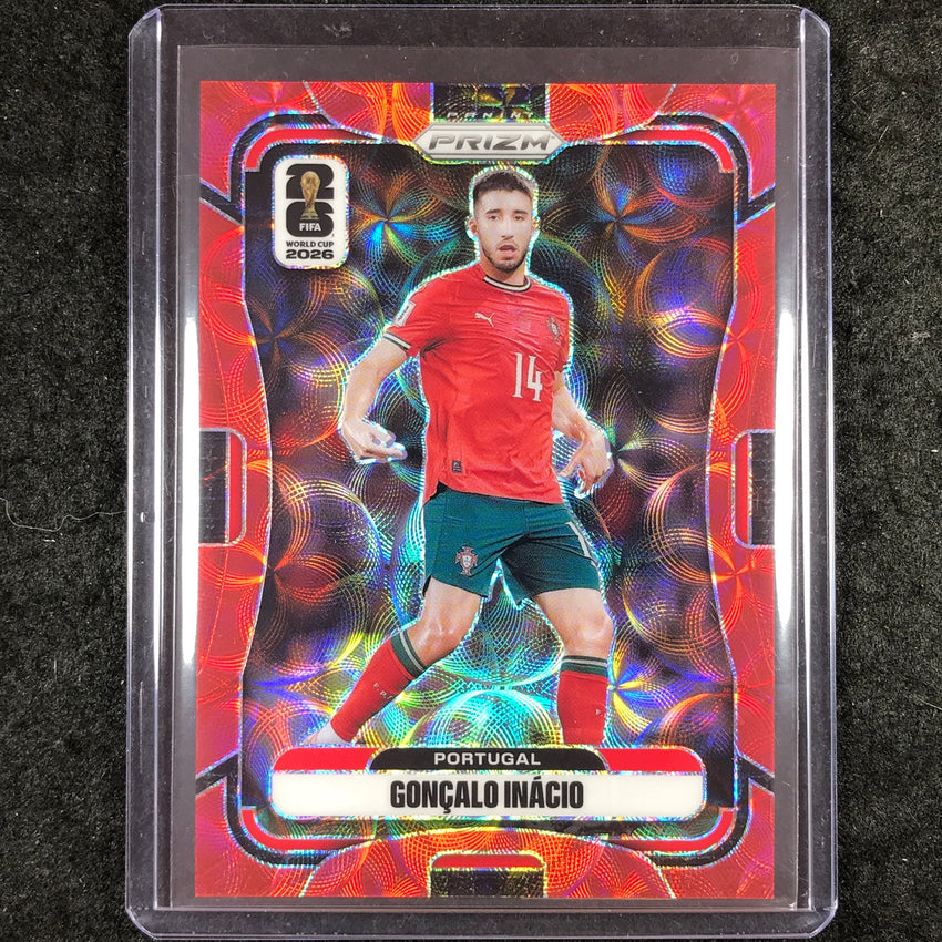 2026 Prizm FIFA World Cup GONCALO INACIO Choice Red /85 #363