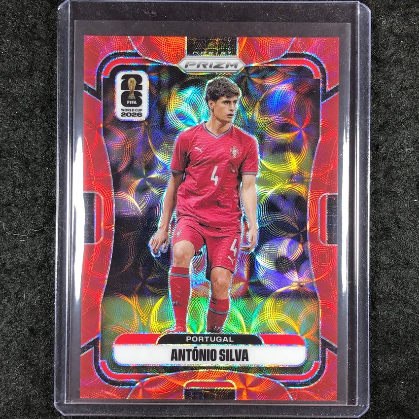2026 Prizm FIFA World Cup ANTONIO SILVA Choice Red /85 #368