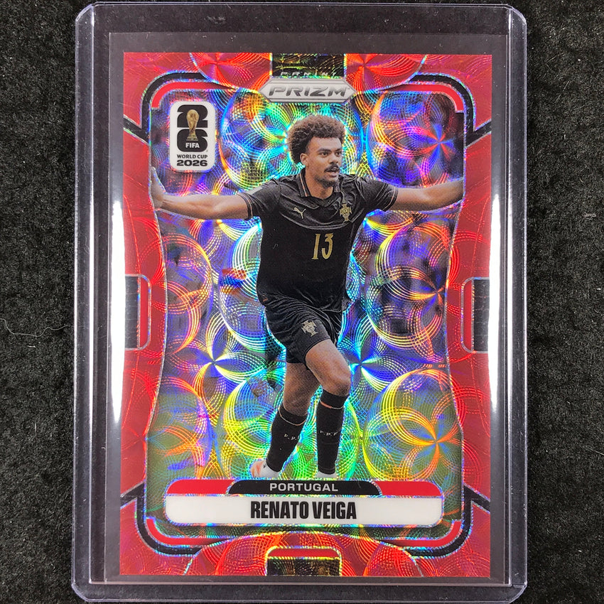 2026 Prizm FIFA World Cup RENATO VEIGA Choice Red /85 #369
