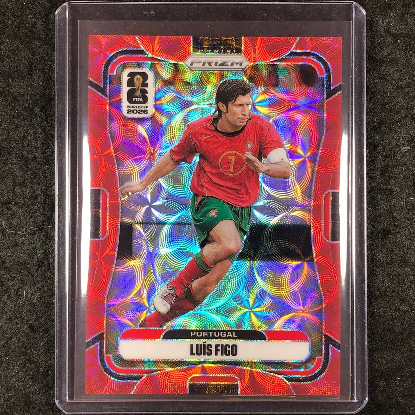 2026 Prizm FIFA World Cup LUIS FIGO Choice Red /85 #372