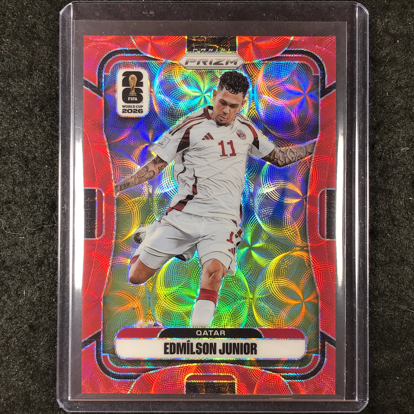 2026 Prizm FIFA World Cup EDMILSON JUNIOR Choice Red /85 #375