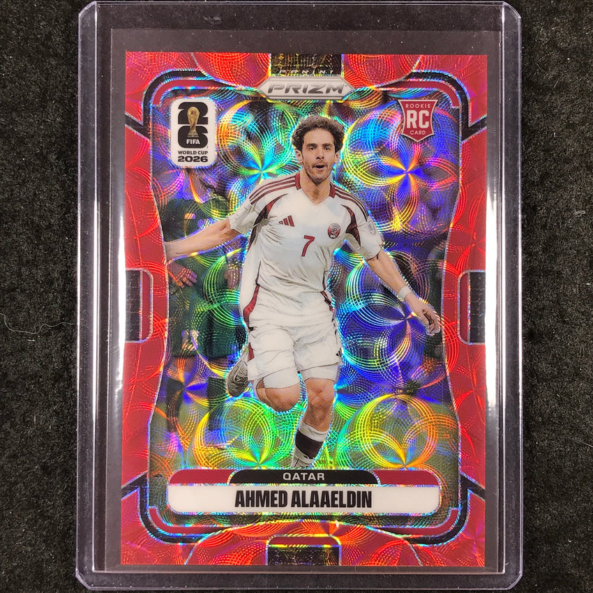2026 Prizm FIFA World Cup AHMED ALAAELDIN Rookie Choice Red /85 #379