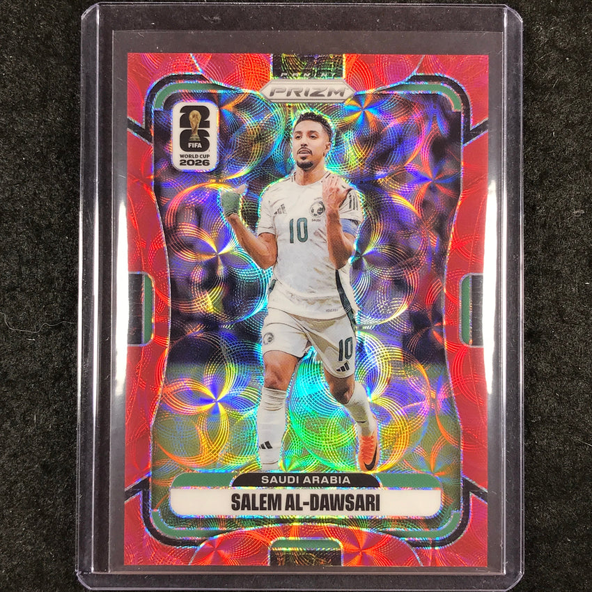 2026 Prizm FIFA World Cup SALEM AL-DAWSARI Choice Red /85 #381