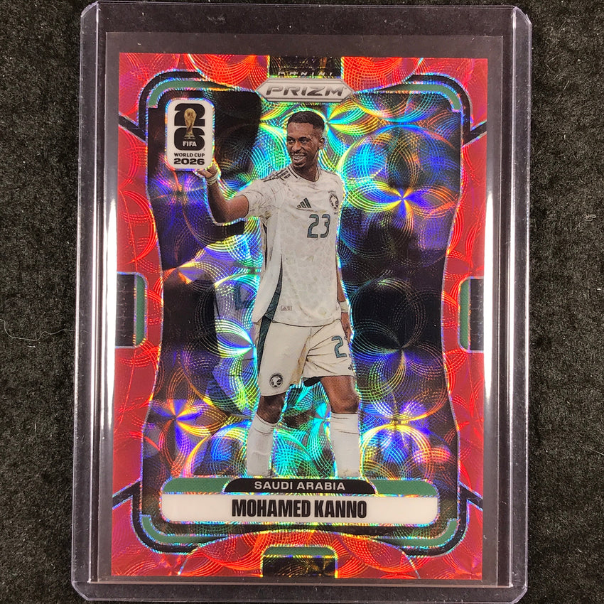 2026 Prizm FIFA World Cup MOHAMED KANNO Choice Red /85 #385