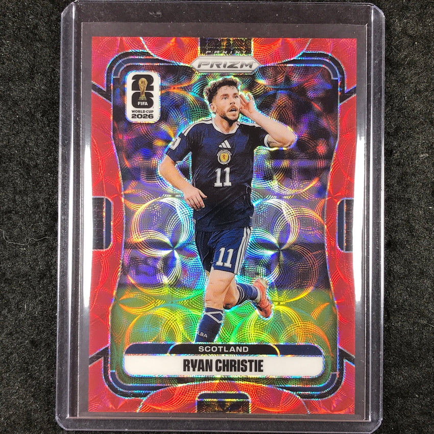 2026 Prizm FIFA World Cup RYAN CHRISTIE Choice Red /85 #390
