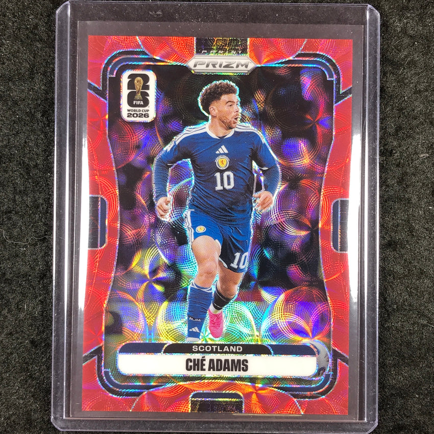 2026 Prizm FIFA World Cup CHE ADAMS Choice Red /85 #391