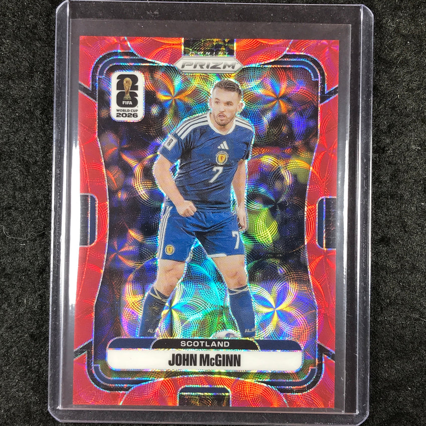 2026 Prizm FIFA World Cup JOHN MCGINN Choice Red /85 #395
