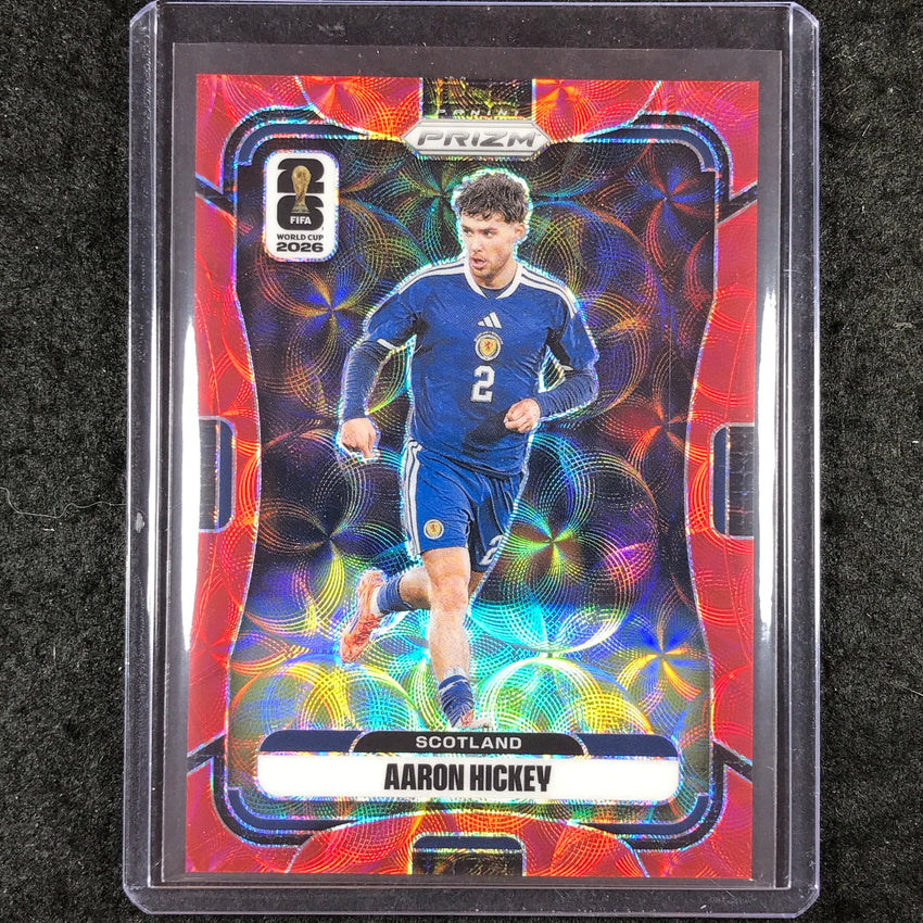 2026 Prizm FIFA World Cup AARON HICKEY Choice Red /85 #397