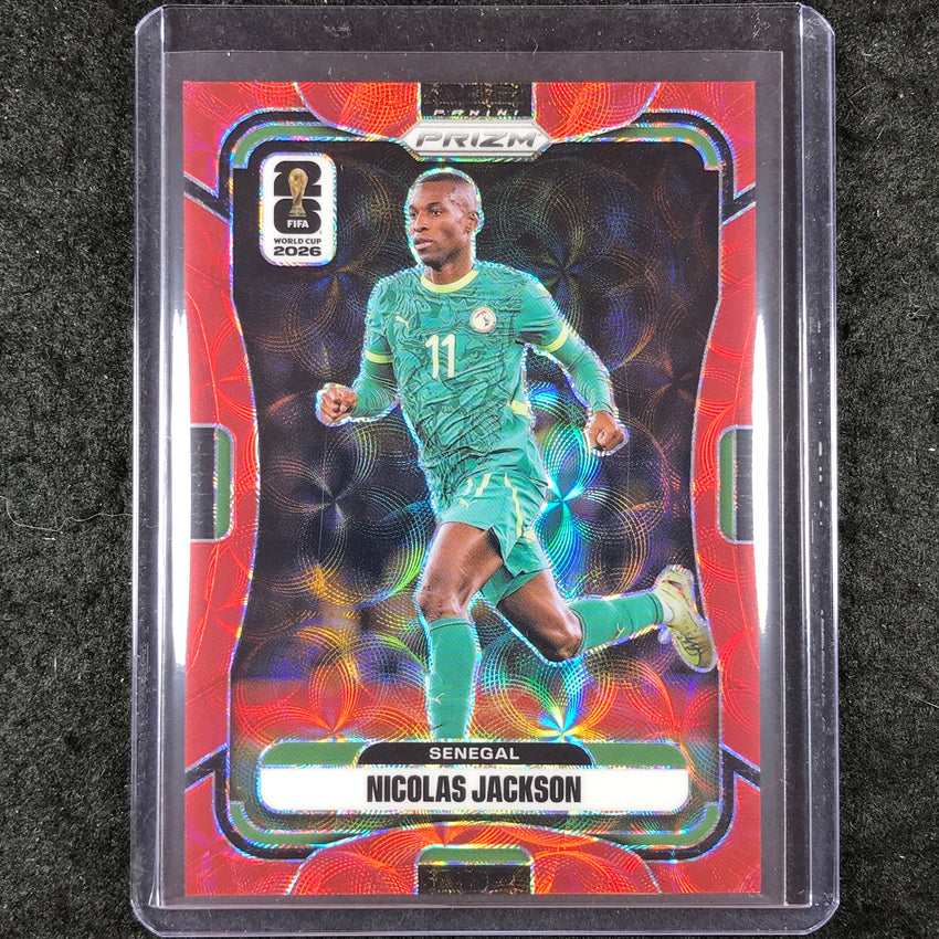 2026 Prizm FIFA World Cup NICOLAS JACKSON Choice Red /85 #402