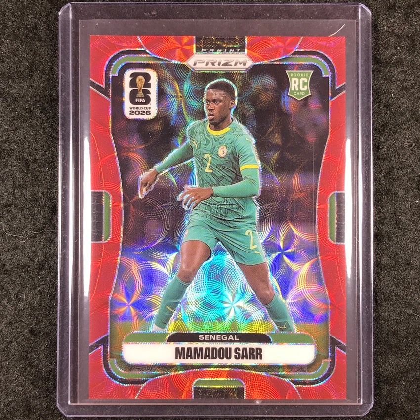 2026 Prizm FIFA World Cup MAMADOU SARR Rookie Choice Red /85 #404