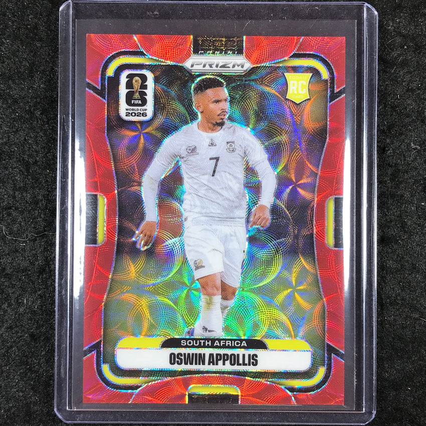 2026 Prizm FIFA World Cup OSWIN APPOLLIS Rookie Choice Red /85 #407