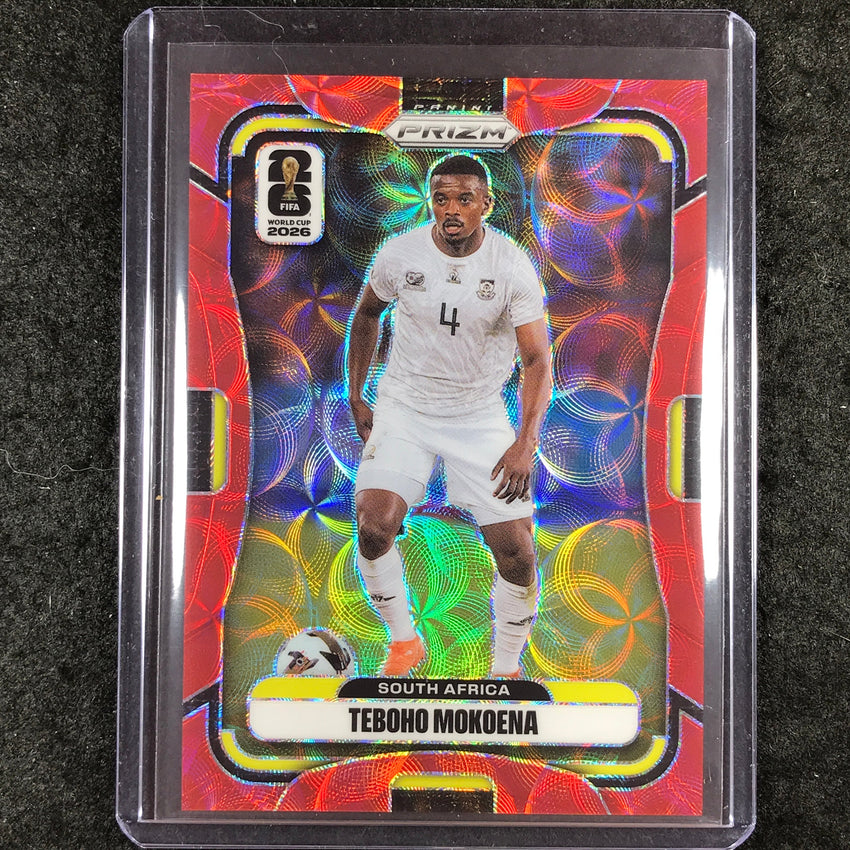2026 Prizm FIFA World Cup TEBOHO MOKOENA Choice Red /85 #414