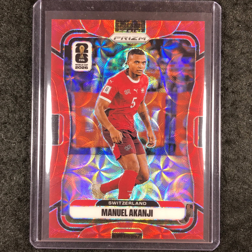 2026 Prizm FIFA World Cup MANUEL AKANJI Choice Red /85 #417