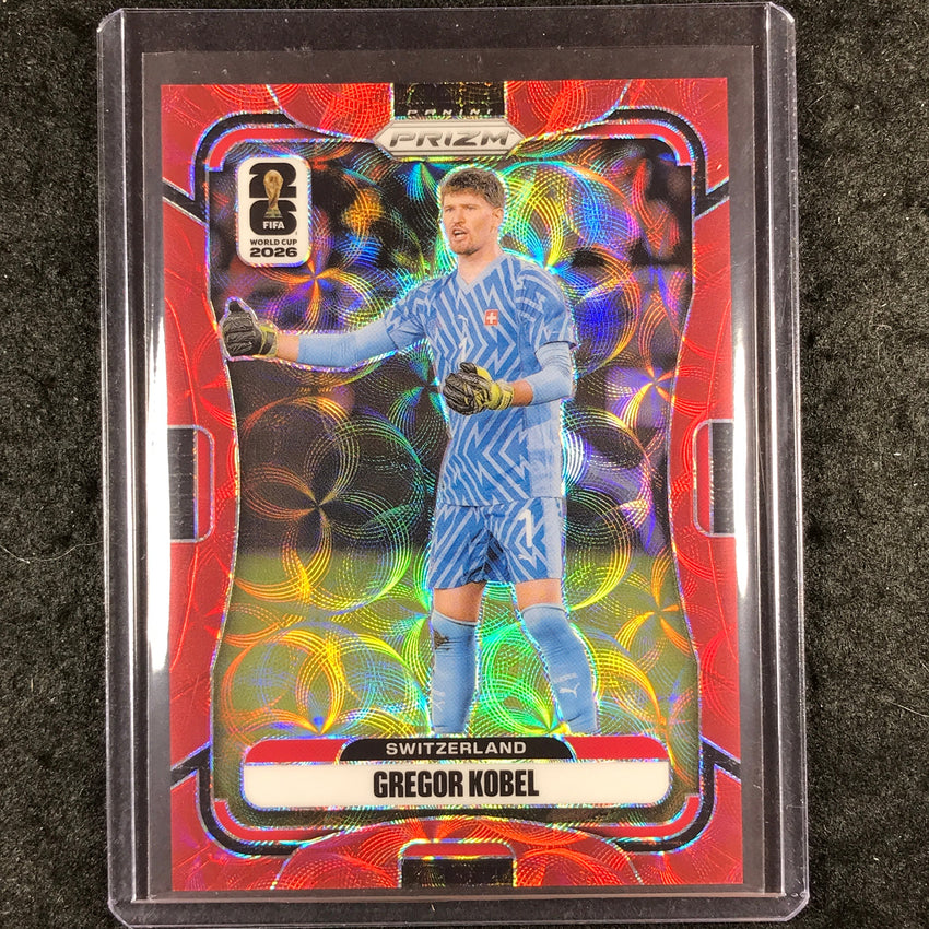2026 Prizm FIFA World Cup GREGOR KOBEL Choice Red /85 #418