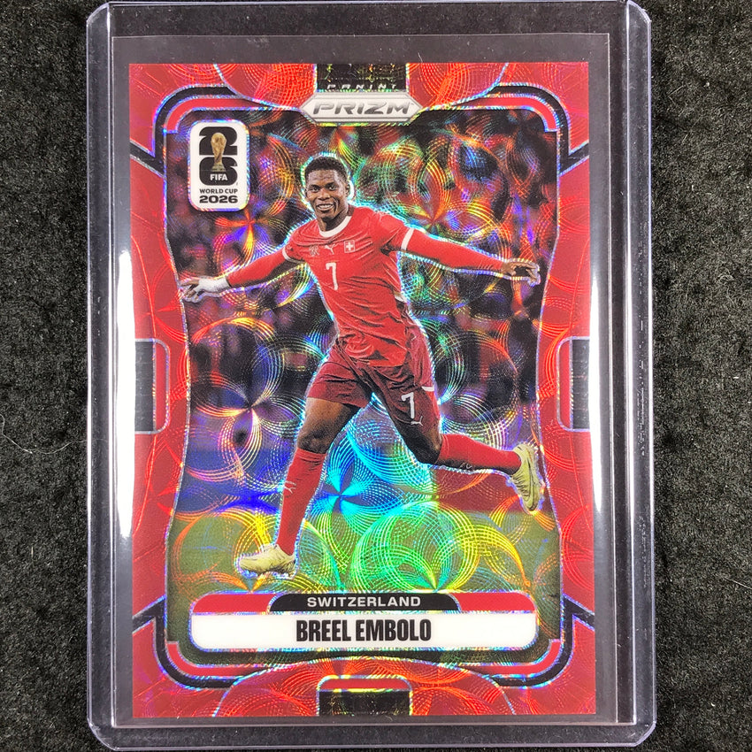 2026 Prizm FIFA World Cup BREEL EMBOLO Choice Red /85 #420