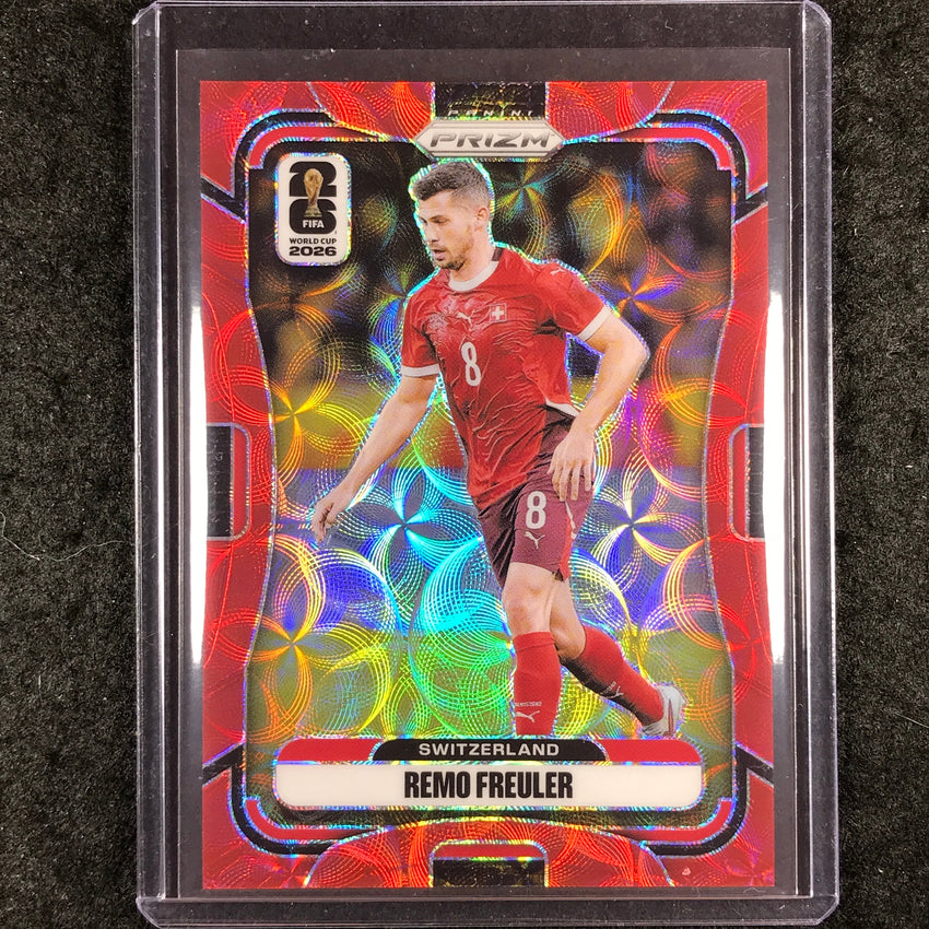 2026 Prizm FIFA World Cup REMO FREULER Choice Red /85 #422