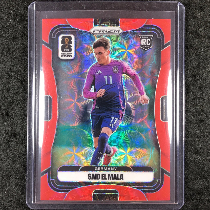 2026 Prizm FIFA World Cup SAID EL MALA Rookie Choice Red /85 #51