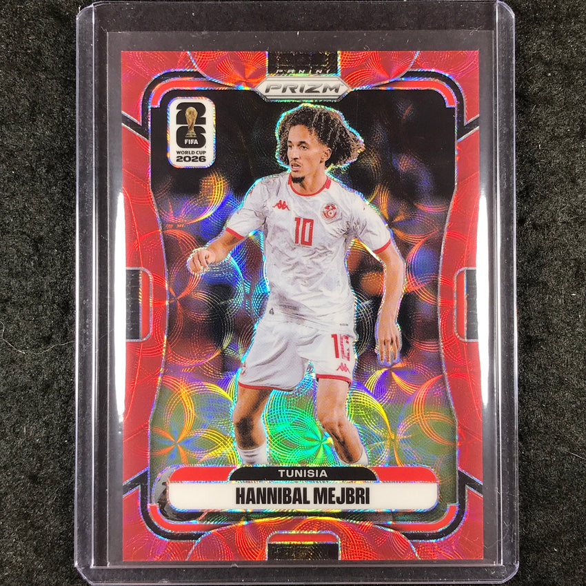 2026 Prizm FIFA World Cup HANNIBAL MEJBRI Choice Red /85 #428