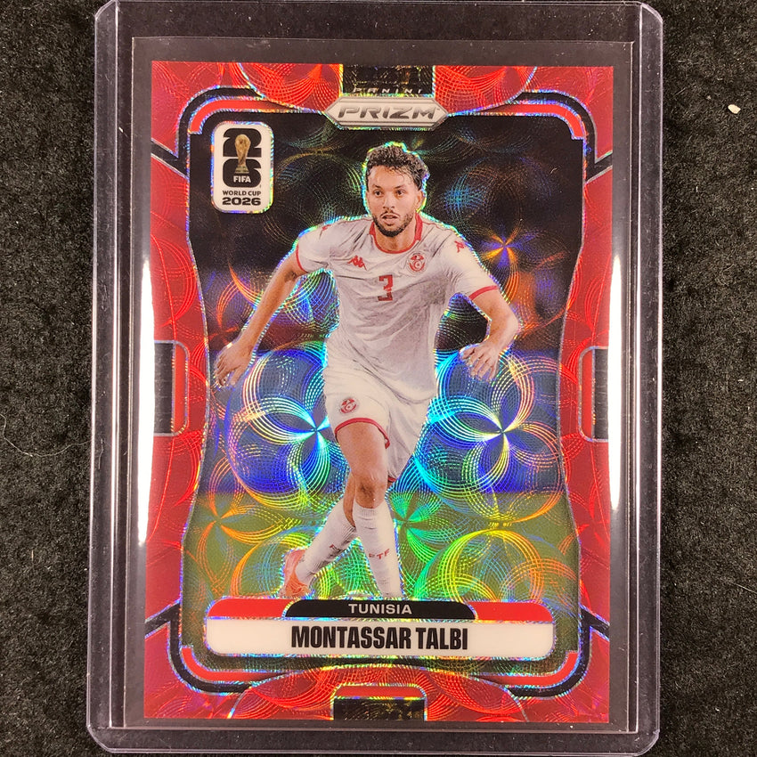 2026 Prizm FIFA World Cup MONTASSAR TALBI Choice Red /85 #432