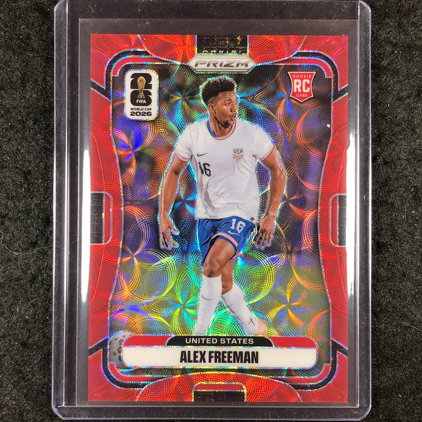 2026 Prizm FIFA World Cup ALEX FREEMAN Rookie Choice Red /85 #433
