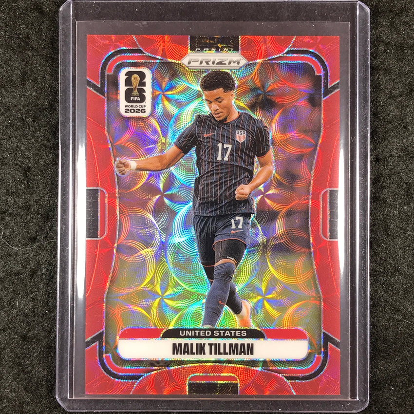 2026 Prizm FIFA World Cup MALIK TILLMAN Choice Red /85 #435