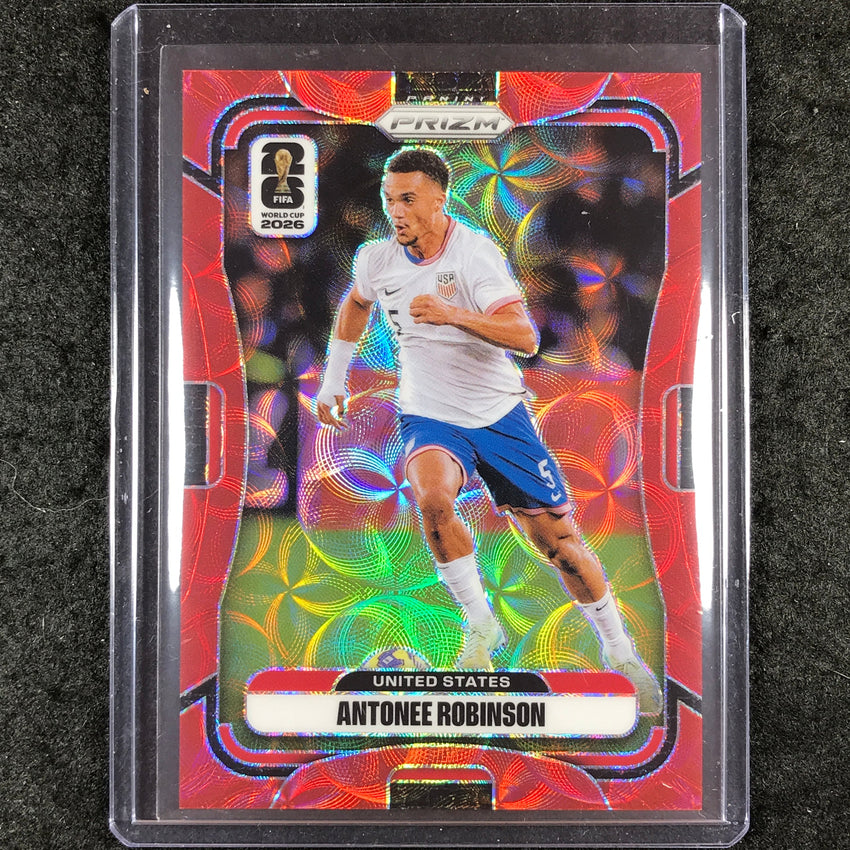 2026 Prizm FIFA World Cup ANTONEE ROBINSON Choice Red /85 #437