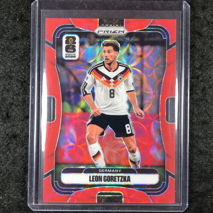 2026 Prizm FIFA World Cup LEON GORETZKA Choice Red /85 #53