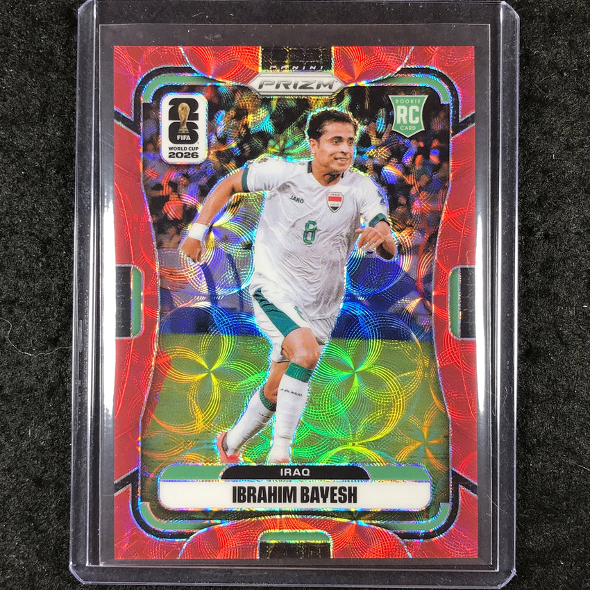 2026 Prizm FIFA World Cup IBRAHIM BAYESH Rookie Choice Red /85 #453
