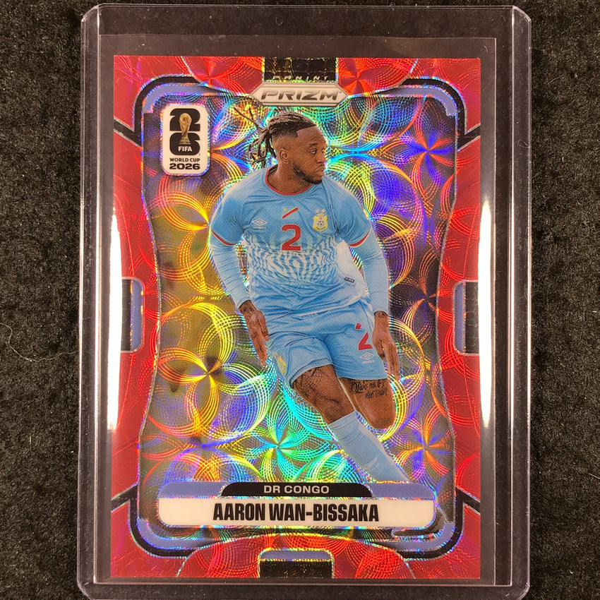 2026 Prizm FIFA World Cup AARON WAN-BISSAKA Choice Red /85 #461