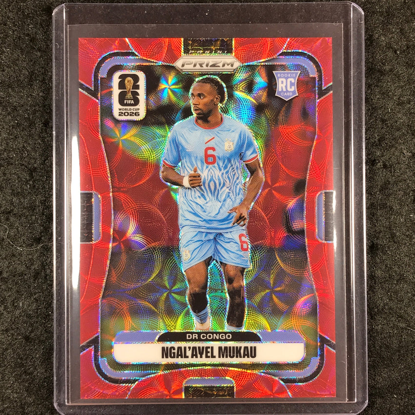 2026 Prizm FIFA World Cup NGAL'AYEL MUKAU Rookie Choice Red /85 #463