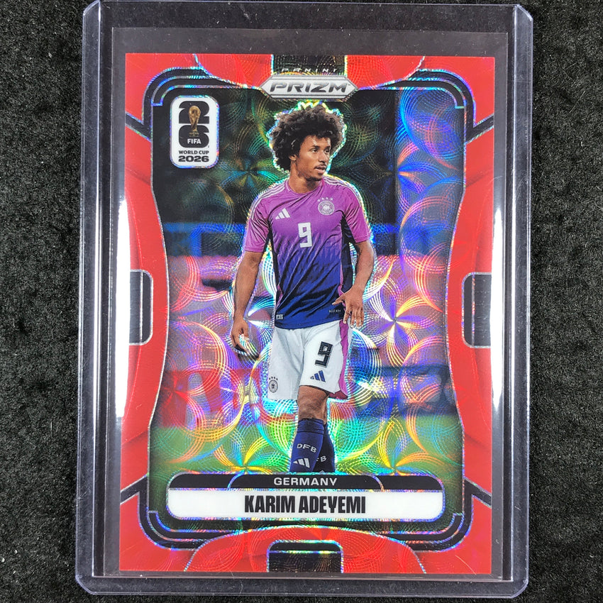 2026 Prizm FIFA World Cup KARIM ADEYEMI Choice Red /85 #55