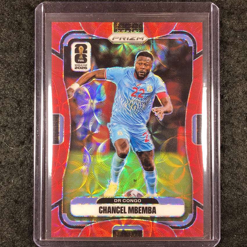 2026 Prizm FIFA World Cup CHANCEL MBEMBA Choice Red /85 #465