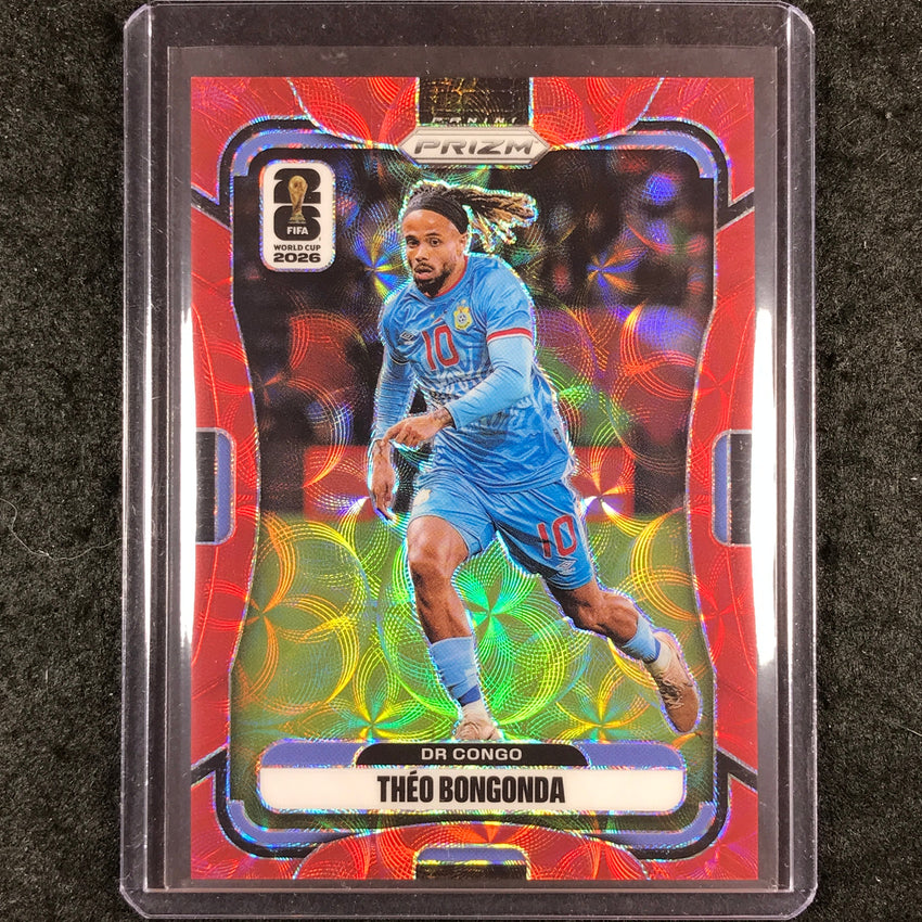2026 Prizm FIFA World Cup THEO BONGONDA Choice Red /85 #468