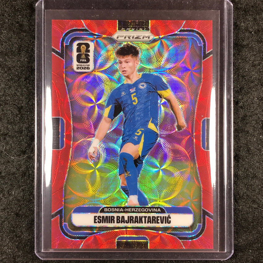 2026 Prizm FIFA World Cup ESMIR BAJRAKTAREVIC Choice Red /85 #476
