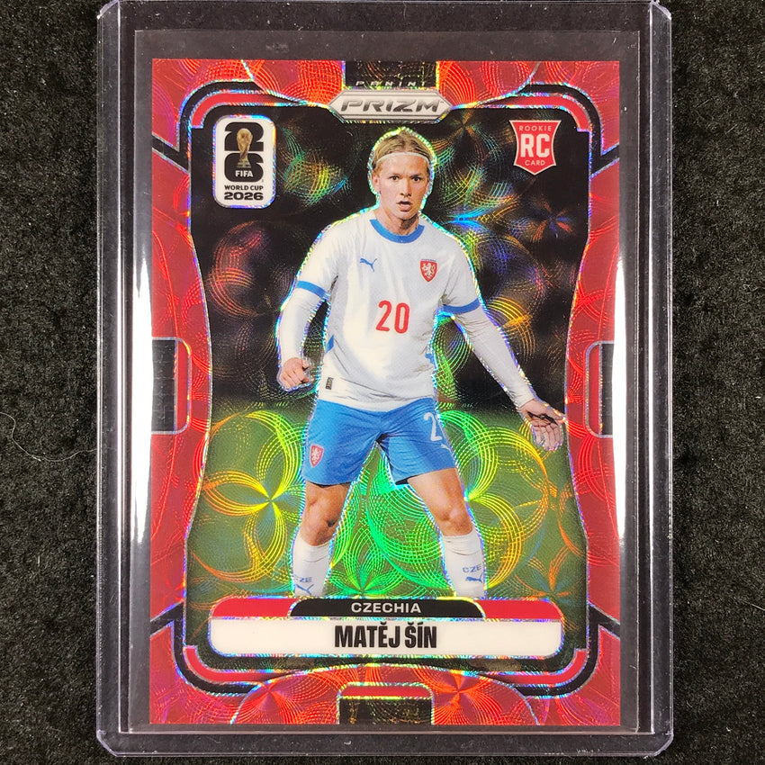 2026 Prizm FIFA World Cup MATEJ SIN Rookie Choice Red /85 #484