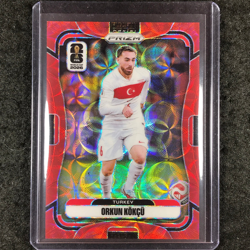 2026 Prizm FIFA World Cup ORKUN KOKCU Choice Red /85 #485